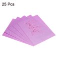 thumbnail image 3 of Unique Bargains Table Nom Place Cartes, 25pack Rose Coupe Conception Carte Vierge Violet, 3 of 6