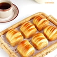 thumbnail image 6 of CHEFMADE Brownie Cake Pan, 12-Cavity Non-Stick Square Muffin Pan Blondie Bakeware for Oven Baking (Champagne Gold), 6 of 8
