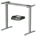 thumbnail image 1 of Costway Cadre de Bureau Debout Électrique Réglable Double Moteur avec Contrôleur Gris, 1 of 10