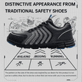 SPIEZ Composite Toe Shoes for Men Ultra Lightweight Comfortable Safety