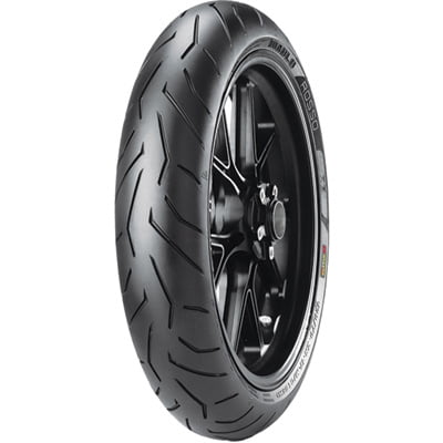 120/70ZR-17 (58W) Pirelli Diablo Rosso 2 Front Motorcycle Tire for Ducati 848 Streetfighter 2011-2015