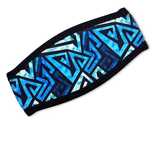 Flow Scuba Gear Neoprene Cover for Dive and Snorkel Mask Strap (Ocean