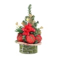 thumbnail image 5 of TISHITA Artificial Tabletop Christmas Tree Mini Xmas Tree Desk Christmas Tree Potted Plants for Party, Shelf, Indoor,Holiday,Birthday Red, 5 of 8