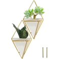 thumbnail image 1 of 2 Pack Small Hanging Planter Vase & Geometric Wall, 1 of 5