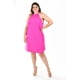 thumbnail image 4 of Vestido halter Roman Fashion / Tallas Extras, 0668 (Fiusha) fucsia 42, 4 of 6
