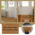 thumbnail image 2 of House Entry Welcome Doormat Interesting Monogrammed Floor Mat Text Retro Style Mat Thick and Non-Skid Modern Style Aartistic Floor Mat Yard Decor Holiday Decor, 2 of 6