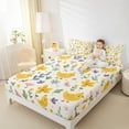 thumbnail image 7 of jejeloiu Rubber Duck Bed Sheets,Farm Animal King Sheets,Colorful Flower Floral Sheet Set For Boys Kids,Ultra Soft Home Decor,4 Pieces, 7 of 7