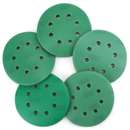 

5 Inch Sanding Discs: Assorted Fine Grit Hook and Loop Abrasives