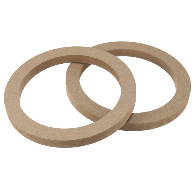 2 Piezas 6.5" Universal Madera Coche Altavoz Subwoofer Espaciador Anillos