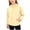 Yellow, variant on Girls Zip Up Cropped Hoodies Long Sleeve Sweatshirts Kids Summer Casual Lightweight Jacket with Pockets Sun Protection Jacket 1-13Y
