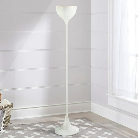 JONATHAN Y Joyce 69.5" Metal LED Floor Lamp, White, JYL3075A