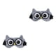 thumbnail image 3 of Soidarity Niños cubierta de ojo para dormir viaje con los ojos vendados dibujos animados Blinder lindo decorativo cómodo visera dormir siesta Gris 2Conjunto, 3 of 6