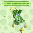 thumbnail image 4 of The New York Doll Collection 28 Inch Elephant Themed Baby Doll Stroller, 4 of 6
