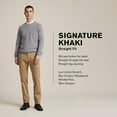thumbnail image 2 of Dockers Pantalon Droit pour Homme Signature Kaki Lux en Coton Extensible, Noir 30, 2 of 2