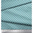 thumbnail image 2 of Soimoi Georgette Viscose Fabric Geometric Small Printed Fabric 1 Yard 42 Inch Wide, 2 of 3
