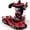 Red, variant on Veeniix V991 Transform Robot RC Car, 1:10 Large 2 in 1 Remote Control Car with Gesture Sensing, Lights and Sounds, Red
