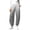 Gray, variant on Naotn Women's Gradient Color Jogger Sweatpants, Elastic Drawstring High Waist Casual Pants for Workout Lounge Jogging Black XL