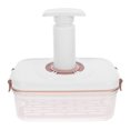 thumbnail image 1 of OFFIGAM 1 Set Vacuum Sealed Container Plastic White Moisture Prevention Home Use, 1 of 8