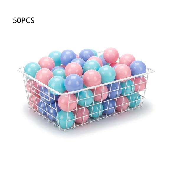 25/50/100 Piece Balls Pit Balls, Macaron Mixed Color Thickened Ball Pit Ball Thickened Infant Toddler Toy Balls for Ball Pits Play Tents Playpens Indoor Outdoor Fun