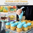 thumbnail image 3 of 24Pcs Cake Decorating Kit Supplies Tools Tips Icing Bag Nozzles Piping Set, 3 of 6