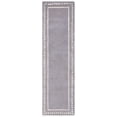 thumbnail image 2 of SAFAVIEH Bella Danita Bordered Wool Runner Rug, Silver/Ivory, 2'3" x 13', 2 of 11