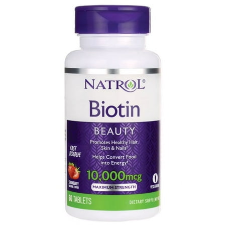 UPC 047469068851 product image for Natrol Biotin 10 000 mcg Fast Dissolve Tablets  Strawberry 60 ea | upcitemdb.com