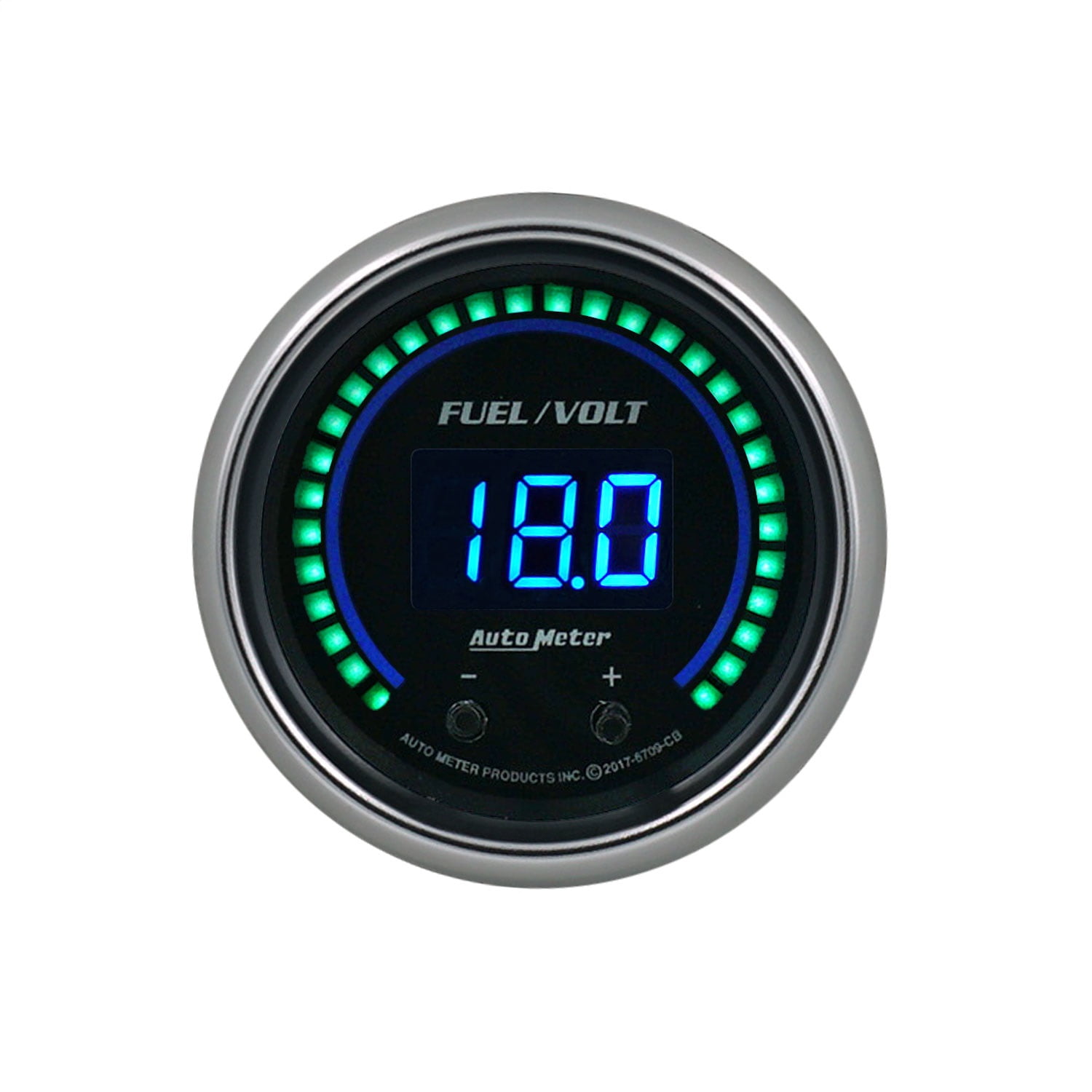 AutoMeter 6709CB Cobalt Elite Digital Fuel Level/Voltage Gauge