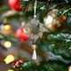 thumbnail image 5 of Christmas Tree Decorations Glitter Lace Snowflake Heart Butterflies Hangings Christmas Ornament, 5 of 6