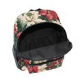 thumbnail image 6 of FORMRS School Backpack with Front Zippered Pocket 12" Elementary Student Travel Daypack, Red Christmas Poinsettia, 6 of 6