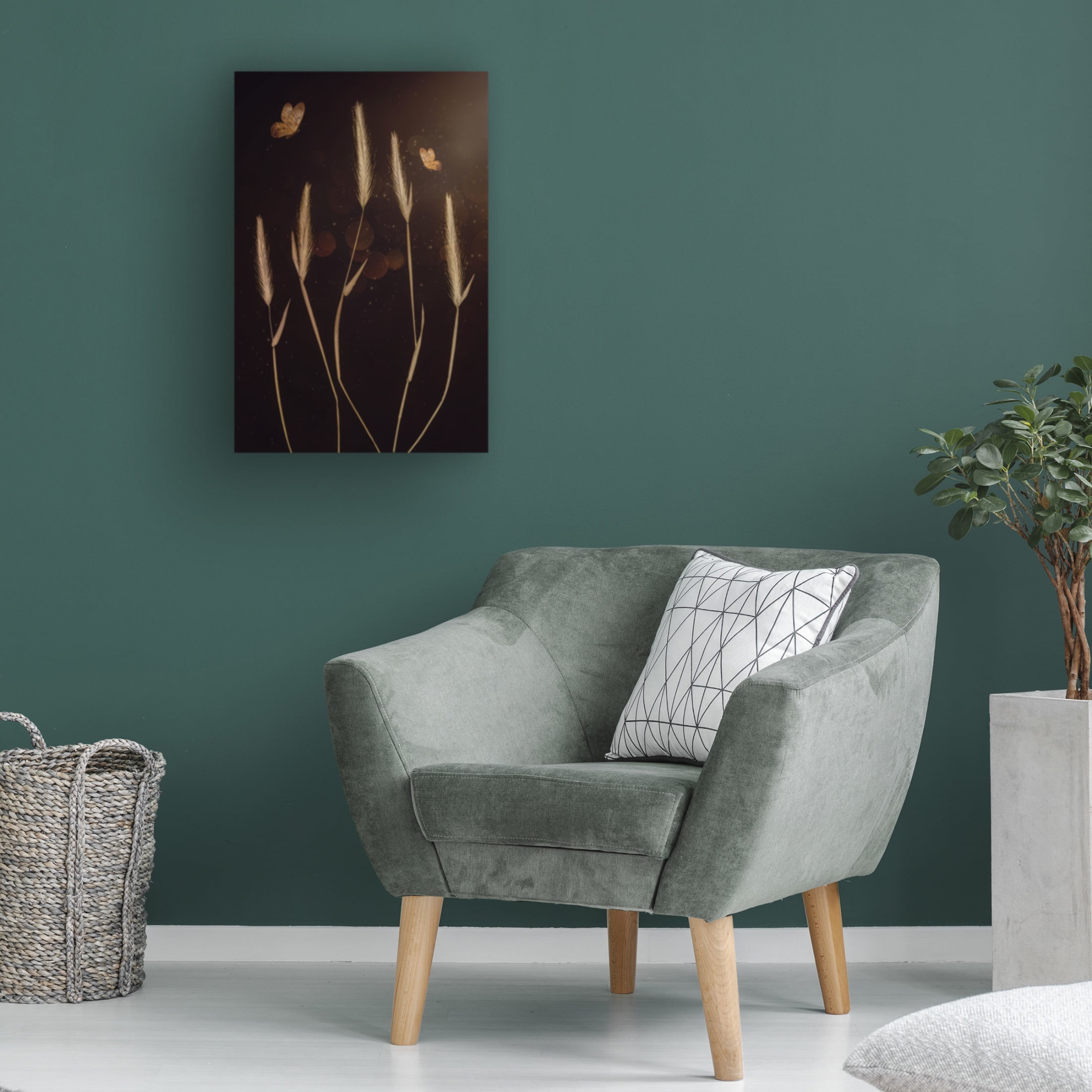 Canvas Wall Art - Cicek Kiral 'When It Is Dark' Wall Art for Living Room, Bedroom, or Office Décor by Trademark Fine Art - 16 x 24 Inches