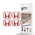 thumbnail image 5 of IPG Compatible with Civic Accord CRV VTEC Si Logo Center Cap Overlay Wheel Tire Decals Inner or Outer Stickers (Center Cap:2.25") (4 Units) (Inner Logo, Pearl Red), 5 of 6