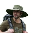 thumbnail image 2 of Quivnbaro Men Fishing Hat Sun Protection Outdoor Summer Breathable Wide Brim Sun Hat for Fishing Hiking, 2 of 11