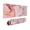 Rose Gold Marble, variant on Pagoda Mouse Pad 35.4" × 15.7" Inch White Full Desk Japanese Mousepad Extended Large Non-Slip Rubber Base Waterproof Big Keyboard Mat with Stitched Edges for Gaming and Office