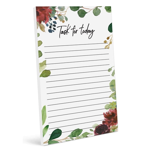 Inkdotpot Daily Planner List Pad Notepads Memo Pad, Undated To-Do List Tear Off pad - 4.5 x 7.5 Inches (50 Sheets) Organizer- Scheduler- Organize Tasks- Lists