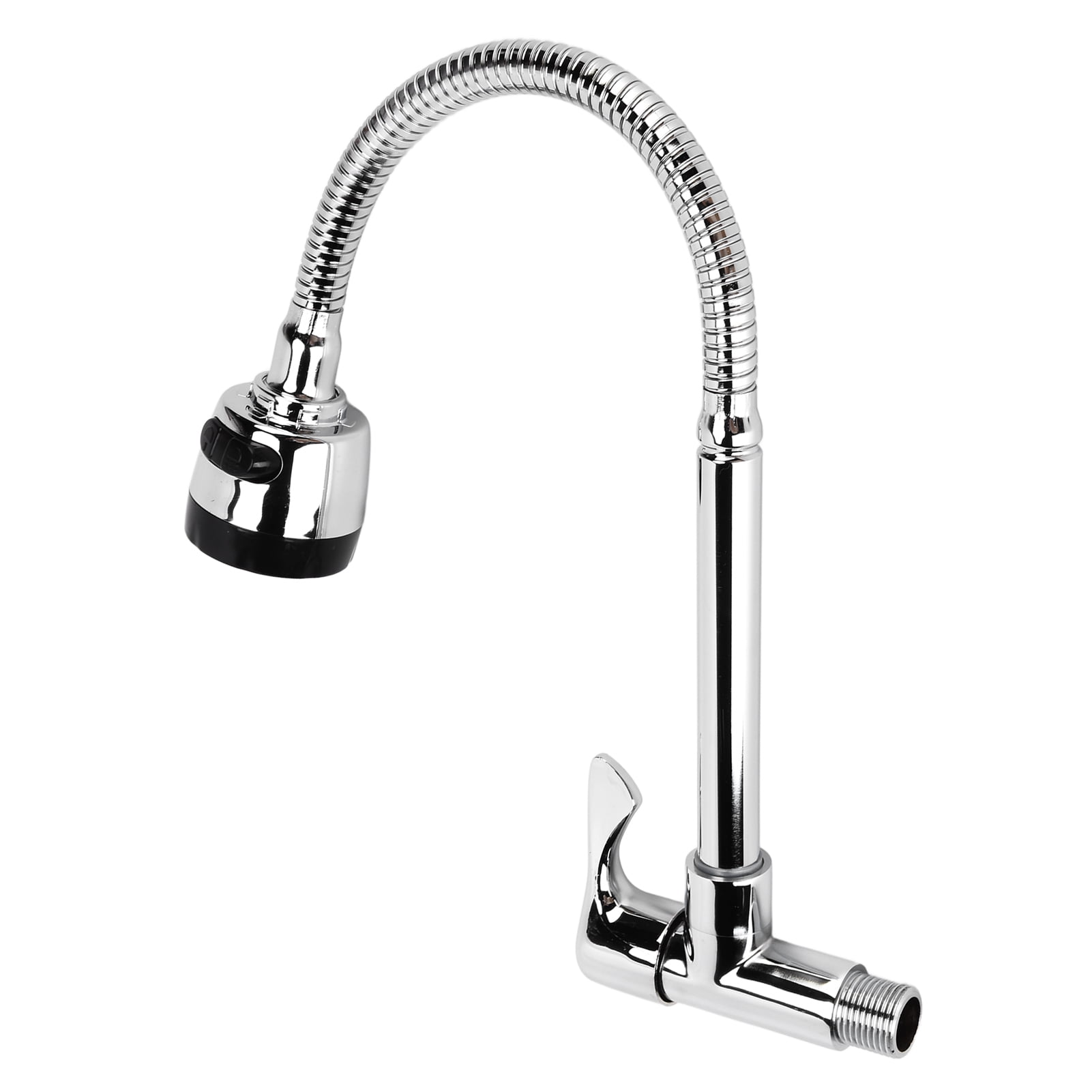 YAHHU Kitchen Sink Faucets, 360 Degree Rotating Pull Down Faucet, Copper Into The Wall Universal Installation, Rust Proof, Easy Install, Single Tap (13.39 inches / 34 cm)