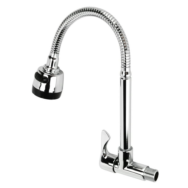Grifo de Cocina ANGGREK Grifo de Fregadero Giratorio de 360 Ajuste de Volumen de Agua Frío