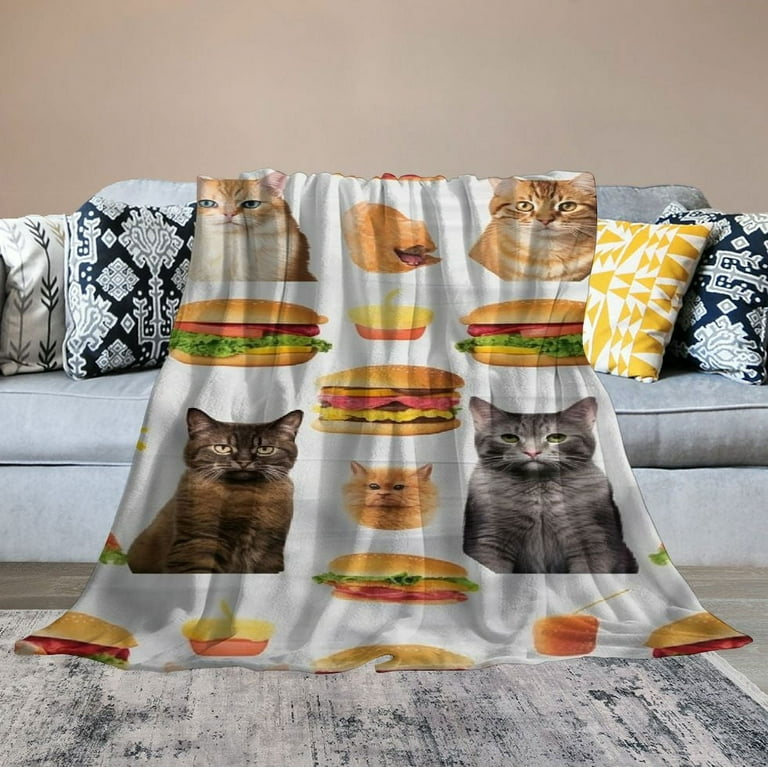 Cat throw blanket walmart best sale