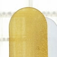 thumbnail image 6 of BalsaCircle 7 ft Gold Fitted Metallic Spandex Round Top Wedding Arch Backdrop Stand Cover Party Events Decorations, 6 of 8