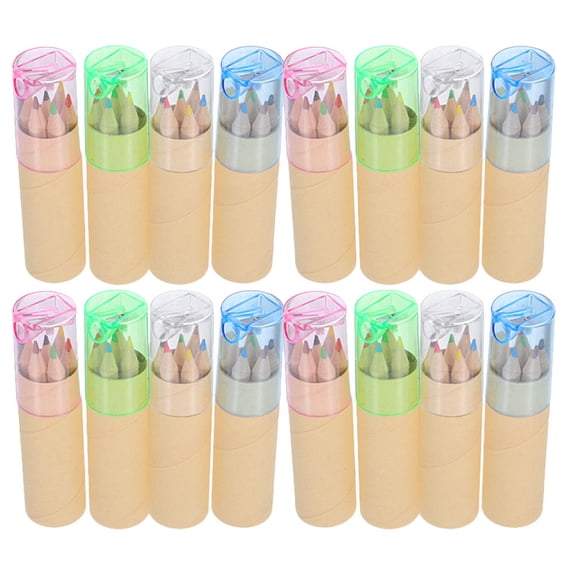 HEANUJJ 16-Set Colored Pencils with Sharpener, Assorted Vibrant Colors for School, Home, Art Projects, Drawing and Coloring