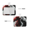 Bingfone Cool Black And White Dragon Card Badge Holder,for Girls Girly