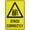 Warning Sign 3, variant on Tasmanian Cartoon Devil Please Drive Slowly Bright Yellow Sign 8"x12" Rust Free Aluminum, Outdoor Metal Tin For Home Business Yard, Yellow Tasmanian Devil Slow Marker