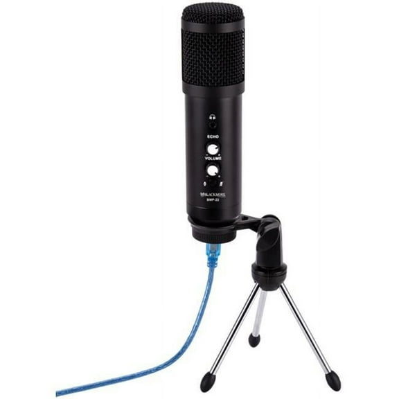 Samson Technologies Usb Cardioid Condenser Mic Kit Perp, Black