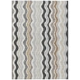 thumbnail image 2 of Addison Rugs Chantille Indoor/Outdoor Transitional Stripes Charcoal Machine Washable Rectangle Rug, 10' x 14', 2 of 8