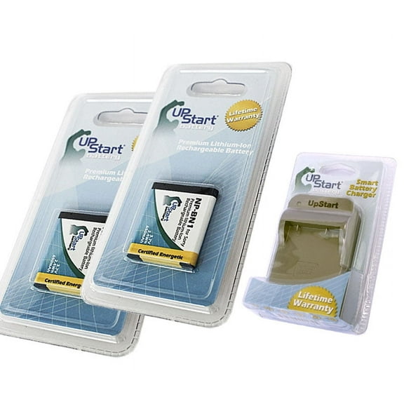 2x Pack - Sony T110S Battery   Charger - Replacement for Sony NP-BN1 Digital Camera Battery and Charger (650mAh, 3.7V, Lithium-Ion)