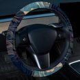 thumbnail image 2 of Yak 14.5 Inch Printing PVC Leather Car Wheel Covers Steering Wheel Cover Auto Accessories, 2 of 6