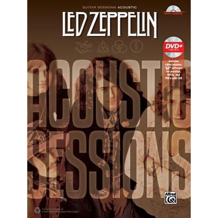 Pre-Owned Guitar Sessions -- Led Zeppelin Acoustic: Book & DVD (Paperback) 1470614596 9781470614591