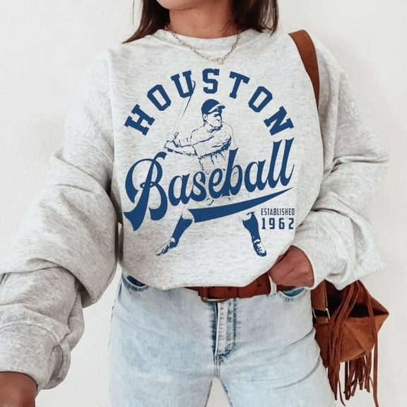 Vintage Mlb 90s Houston Sweatshirt, Astro Sweatshirt, Baseball EST 1962 Unisex Shirt
