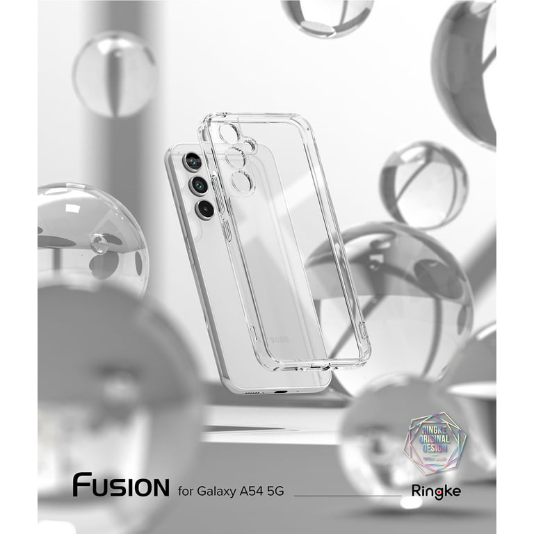  Ringke Fusion [Display The Natural Beauty] Compatible with Samsung  Galaxy A54 Case, Clear 5G Cover for Women, Men, Transparent Shockproof  Bumper Designed for A54 Case - Clear : Cell Phones 