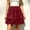 c01Red, variant on Hduncf Flowy Skirt Dress for Women Boho Ruffled Tiered Skorts Casual High Waist Mini Skirts Tennis Golf Comfy Skirts Fashion Pink S