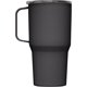 thumbnail image 1 of Taza de agua para automóvil con asa Taza de acero inoxidable con aislamiento doble Taza de cerveza negra, 1 of 5